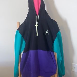 Nike Air Jordan colorblock hoodie